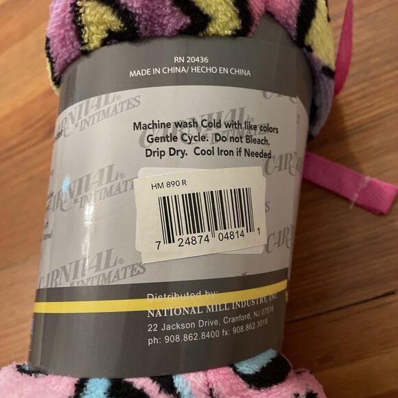 Carnival Pink Hearts Lounge Pants Pajama Bottoms Womens Size Medium NEW - Picture 3 of 7